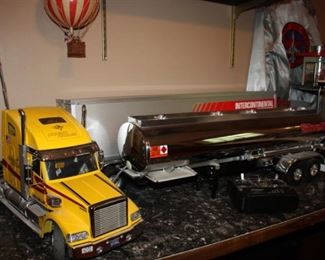 Completed model truck