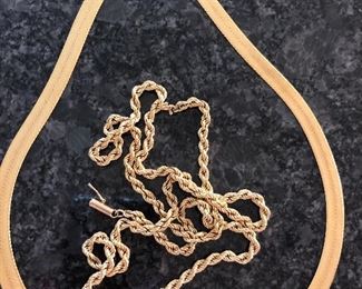 14KT necklaces