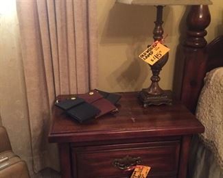 Dark Pine Vintage End Table