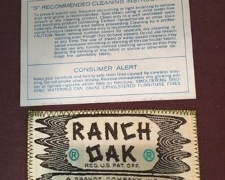 A. Brandt Ranch Oak Label.