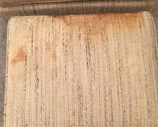 A. Brandt Ranch Oak Ottoman Cushion side with the stain. The other side is clean.
