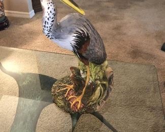 Townsends Ceramics Signed, Egret #townsendsceramics #egret