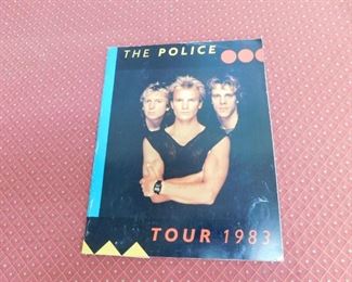 1983 Police Concert Program