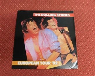 1982 Rolling Stones European Tour Program