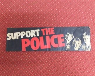 Support the Police Bumper Sticker