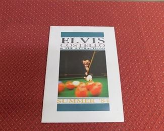 1983 Elvis Costello The Attractions Program