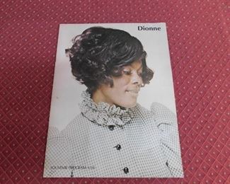 Dionne Warwick Concert Program