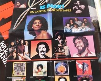 1970's Jazz Promo Poster Capitol Records