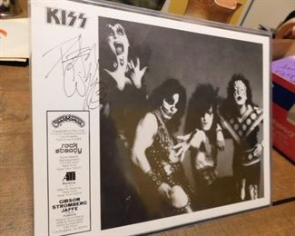 Autographed Kiss Promo Photo