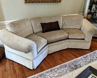 Curved sofa