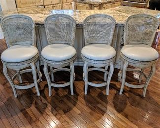 Swivel barstools 