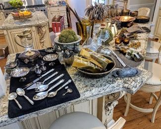 home décor glasses cups silverware and dishes