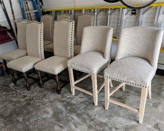 studded dining room chairs and barstools