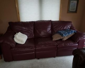 Leather sofa