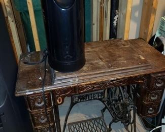 Singer sewing machine cabinet