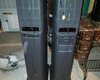 Sony floor speakers/CD changer 