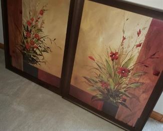 Floral framed prints