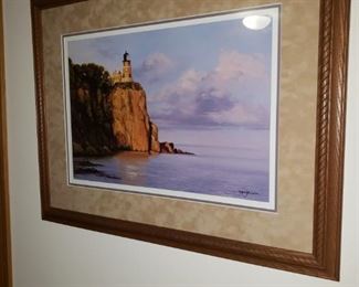 Framed print of Split Rock Lighthouse