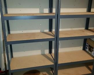Garage storage shelves