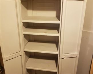 Plastic storage cabinet 