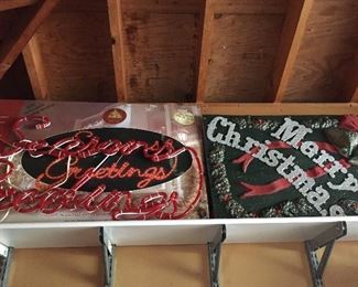 Large Oversized Christmas Signs
