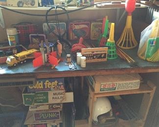 Lots of Vintage Toys, Games, Models, Lunch Boxes, Tin Cars, Dolls, Tin Trucks and so much more!