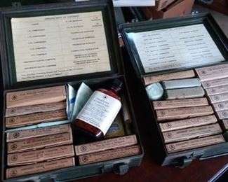 Vintage First Aid Kits COMPLETE