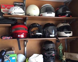Nice assortment of Motorcycle Helmets