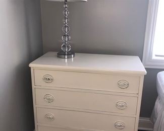 Painted white dresser