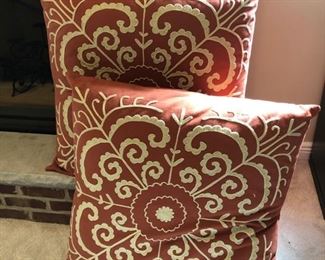 Large accent pillows