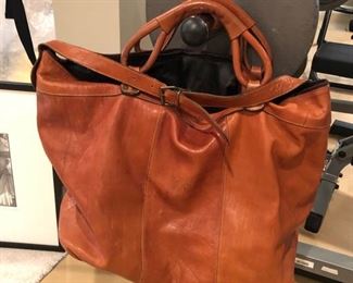 Large leather bag