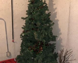 Prelit Christmas tree