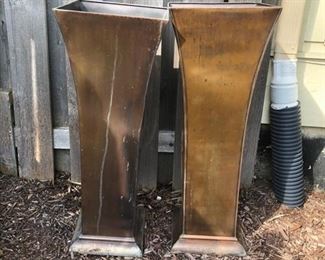 Large outdoor planters