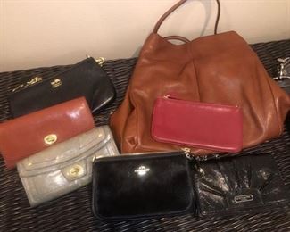 Coach bags and wallets