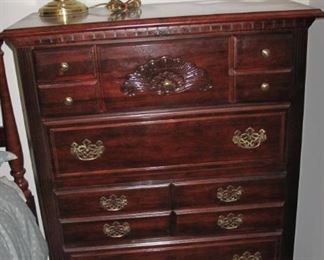 Matching highboy dresser, matches set but all pieces will be sold seperately.