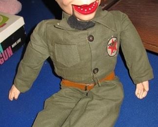 Danny O'Day ventriloquist doll in Texaco outfit.
