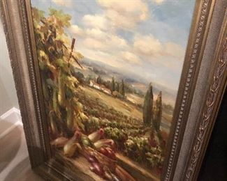 Painting - purchased at Pierre Deux