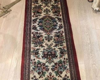 Persian Silk handknotted Rug 2' X 6'4" Qum Rug