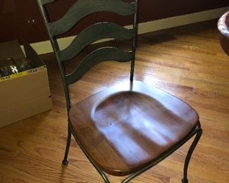 Ethan Allen Metal Back chairs, 8