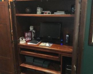 Ethan Allen computer/technology cabinet