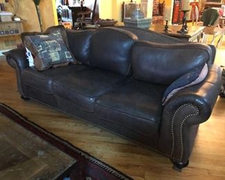 Suede/Leather sofa