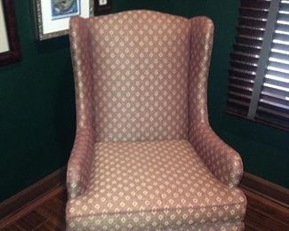 Wingback chairs, 2