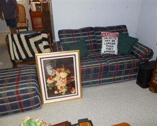 matching loveseat and ottoman