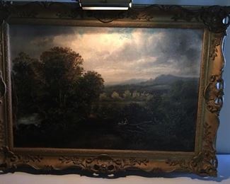 19th C Italian Oil on Canvas, unsigned