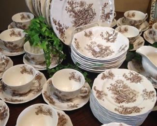 "Pastorale Toile de Jouy" dinnerware by Johnson Bros. - made in England