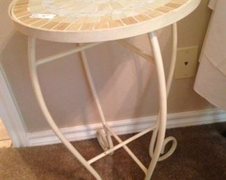 Small tile top table