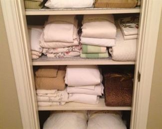 Lots of linens