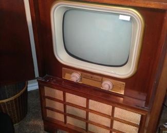 General Electric vintage TV console