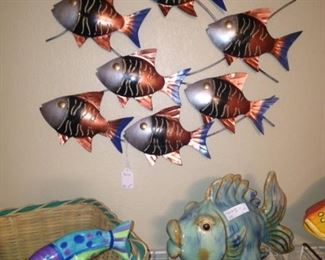 Fun fish decor . . .