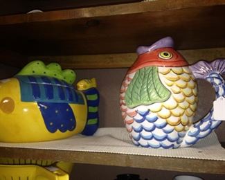 Colorful fish --- perfect for the lake house kitchen